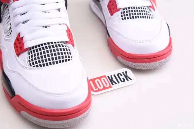 1st Kicks Shoes (2020) DC7770-160 Retro Fire Jordan Air 4 Red 0623